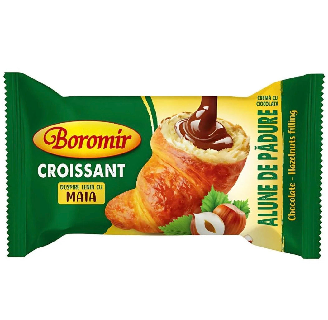 Boromir Croissant Crema Ciocolata Alune