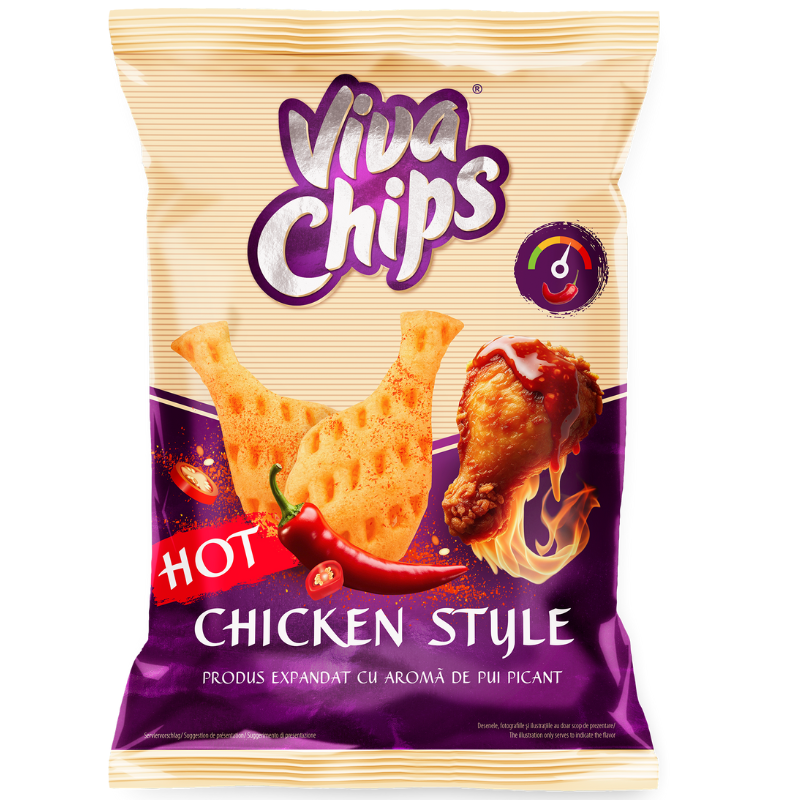 Viva Chips Pui Picant 100g