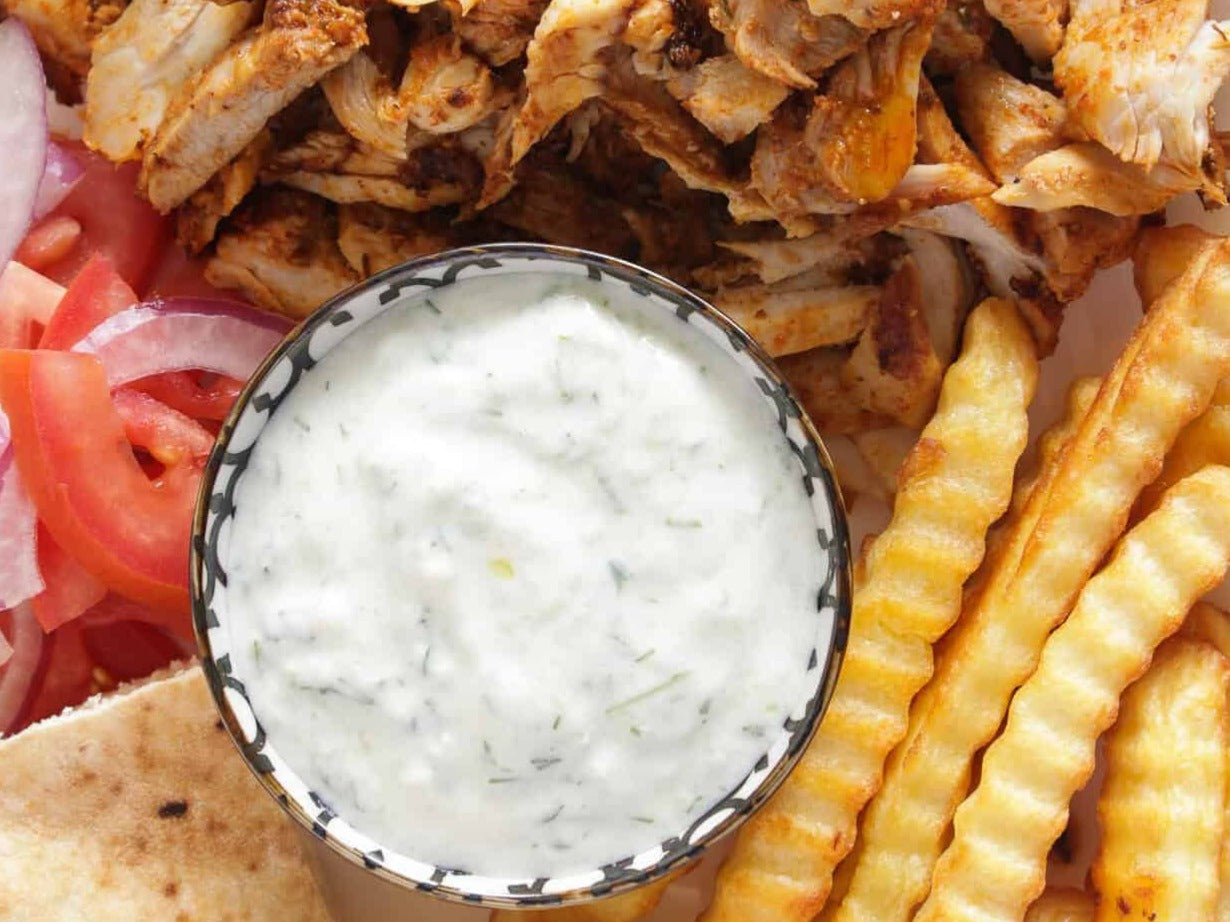 Pork Gyros on Tray