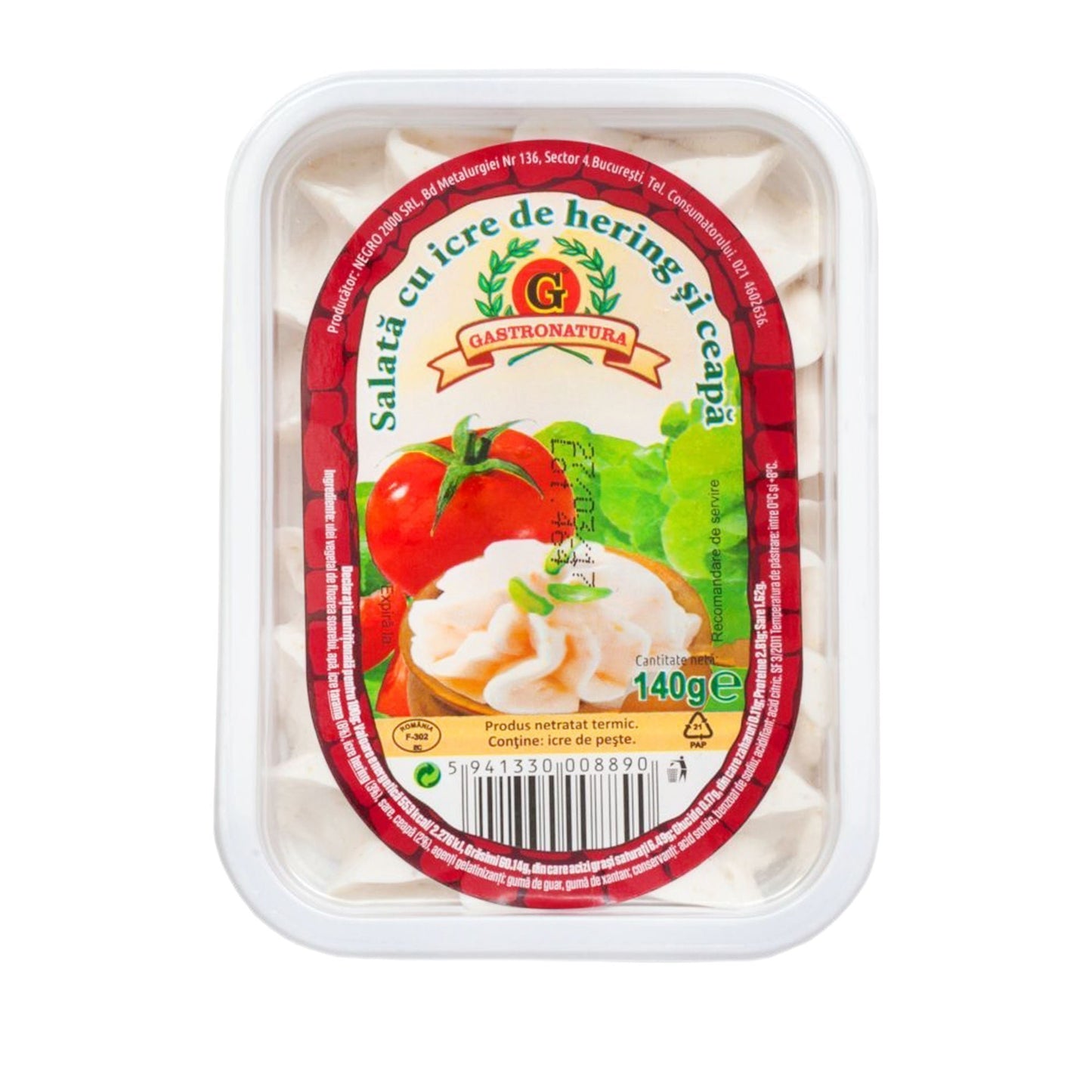 Gastronatura Icre Hering Ceapa 140g