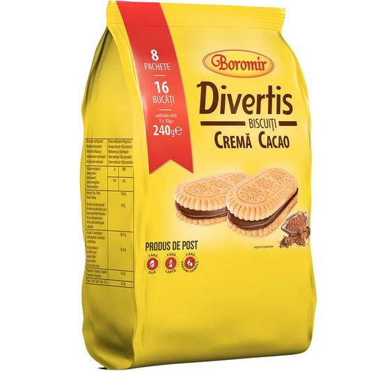 Boromir Divertis Biscuiti Crema Cacao Family Pack