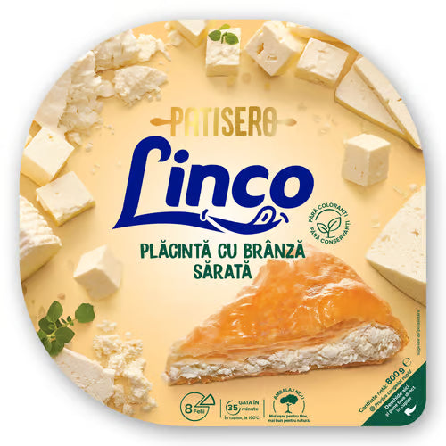 Linco Patisero Placinta Branza Dulce&Stafide 800g