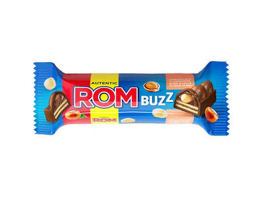 Rom Buzz Napolitana Glazurata Crema Rom & Alune 50g