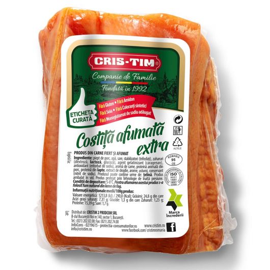 Cris-Tim Costita Afumata Extra 300g