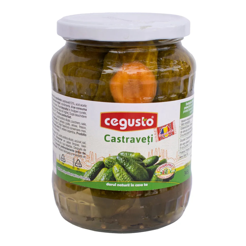 Cegusto castraveti in otet