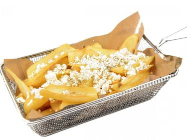 Fries with cow cheese