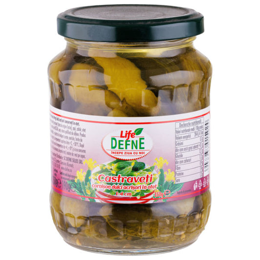 Defne Castraveti Cornison Dulci Acrisori Otet 370ml