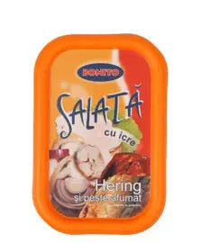Bonito Salata Cu Icre Hering Si Peste Afumat 150g