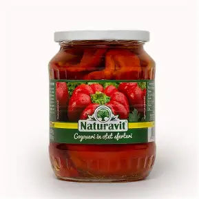 Naturavit Gogosari Sferturi In Otet 720g