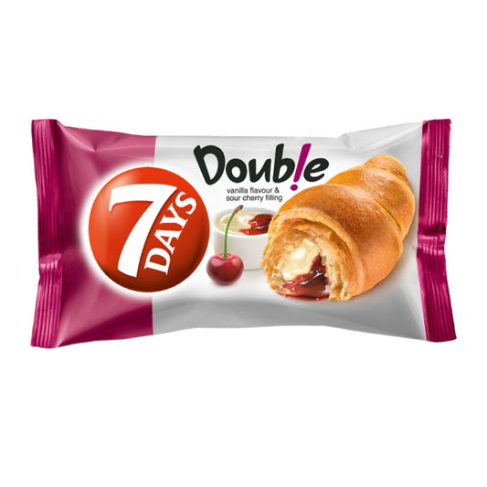 7 Days Croissant Double Vanilla Cherry 80g