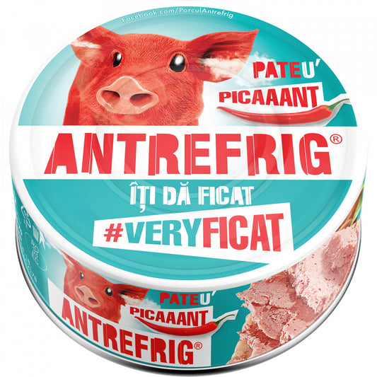 Antefrig Pate Porc Simplu/ Picant 100g