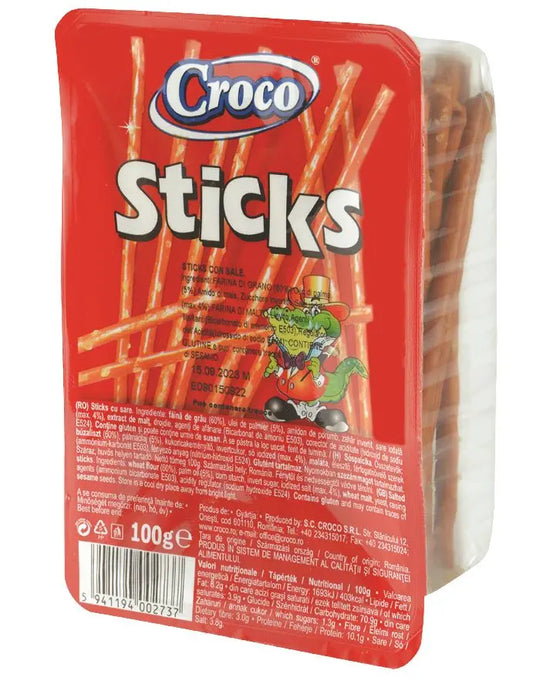 Croco Sticks Sare 100g