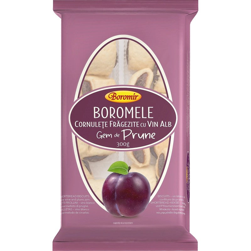 Boromir Cornulete Bormoel Vin Alb si Prune 300g