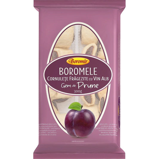Boromir Cornulete Bormoel Vin Alb si Prune 300g