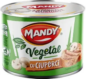 Mandy Pate Vegetal Ciuperci 200g