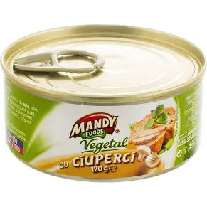 Mandy Pate Vegetal Ciuperci 120g