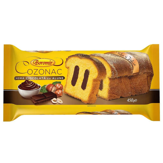 Boromir Cozonac Ciocolata Alune 450g