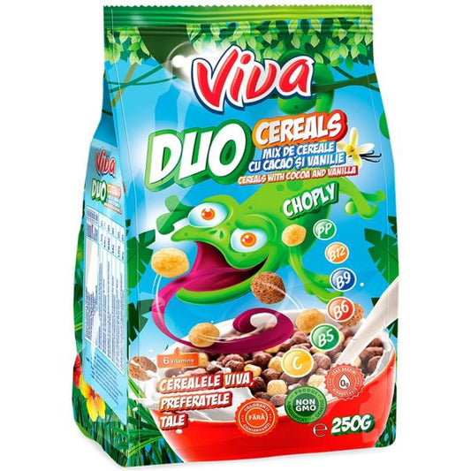 Viva Duo Mix De Cereale Cacao si Vanilie 250g